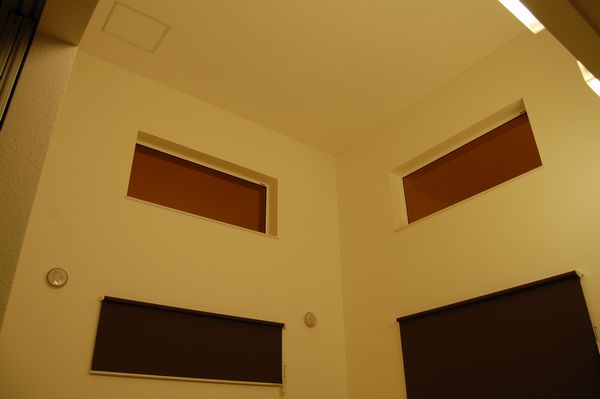 リビングの吹き抜け