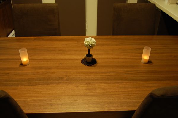 セリア LEDキャンドルライト ダイニングに