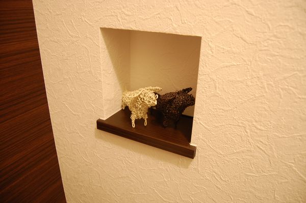 アクタスで買ったワイヤーのワンコ