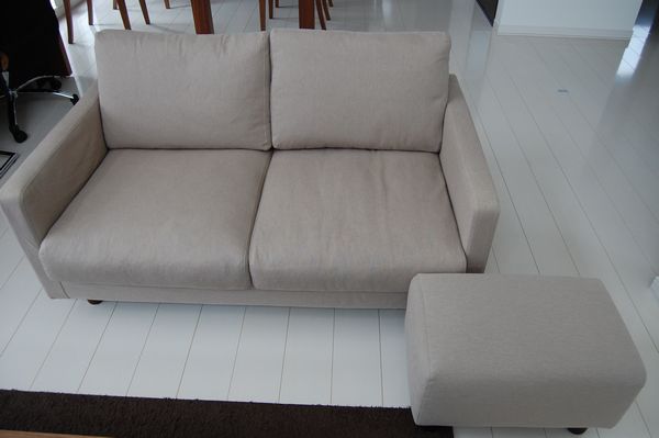 無印良品 ソファーとオットマン お昼寝仕様