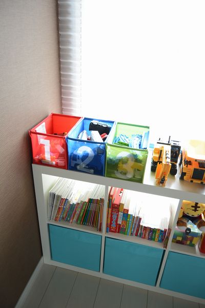 ikeaの収納家具を子供部屋に3