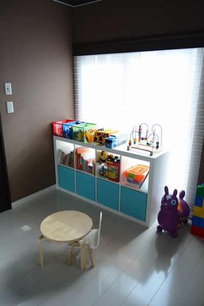 ikeaの収納家具を子供部屋に5