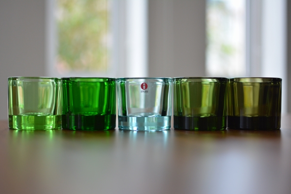 イッタラ　kivi　 ウォーターグリーンとグリーン系比較