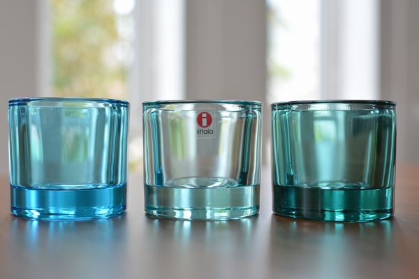 イッタラ　kivi　 ウォーターグリーンとブルー系比較