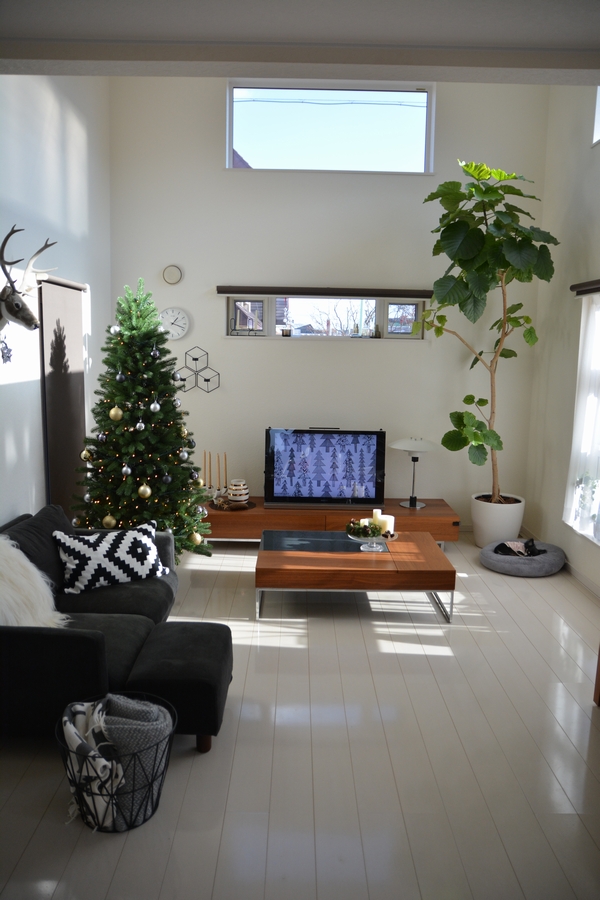 クリスマスのリビングインテリア クリスマスのリビングインテリア