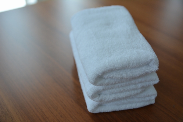白いタオル 白いタオル