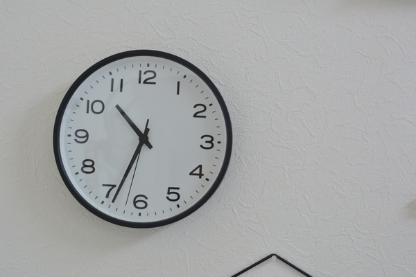 無印良品 アナログ時計・大 掛時計・ブラック 無印良品 アナログ時計・大 掛時計・ブラック