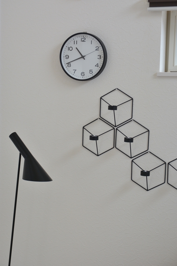 無印良品 アナログ時計・大 掛時計・ブラック 無印良品 アナログ時計・大 掛時計・ブラック