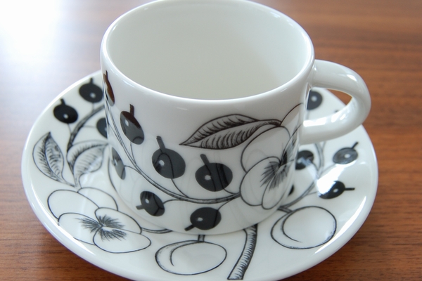 ブラックパラティッシ コーヒーカップ&ソーサー