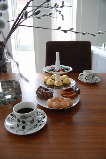 ブラックパラティッシ コーヒーカップ&ソーサー