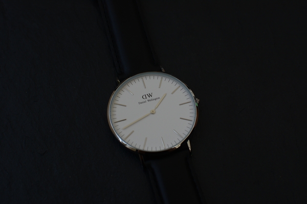 ダニエルウェリントン 黒皮ベルト