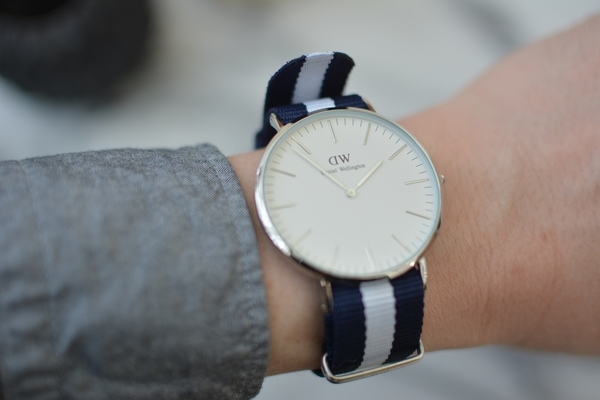 ダニエルウェリントン ベルト交換後着画