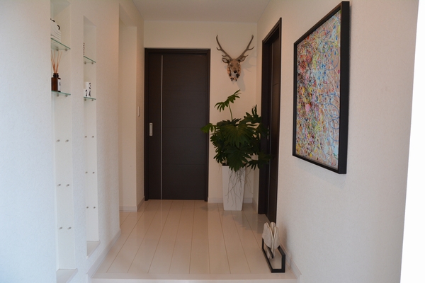 玄関インテリア実例