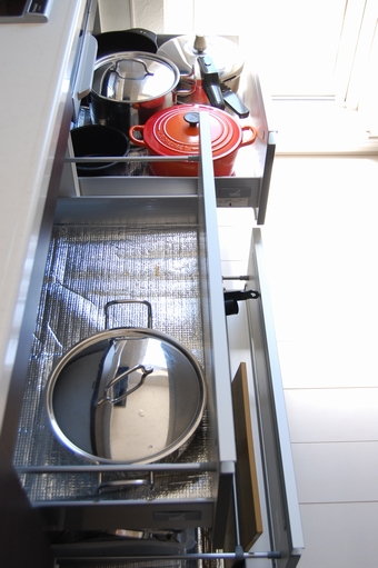 シンク下収納見直し後 シンク下収納見直し後