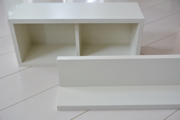 無印良品 壁に付けられる家具 ライトグレー