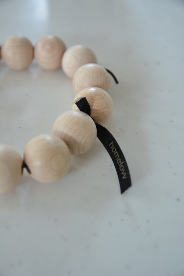 Homelovv　ウッドビーズコースター