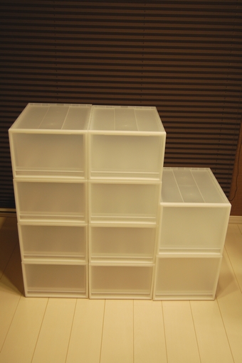 無印良品 ポリプロピレン収納ケース 3便
