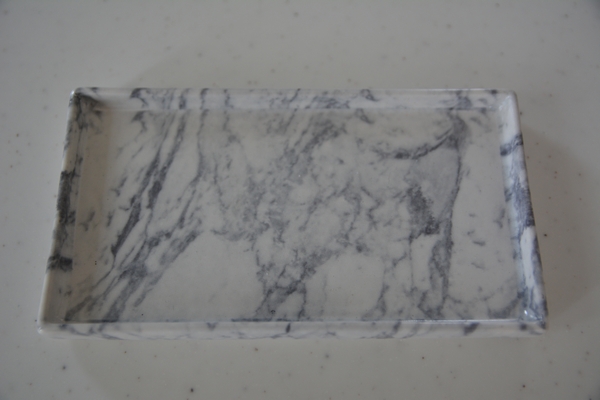 H&M HOME マーブル柄プリント トレー