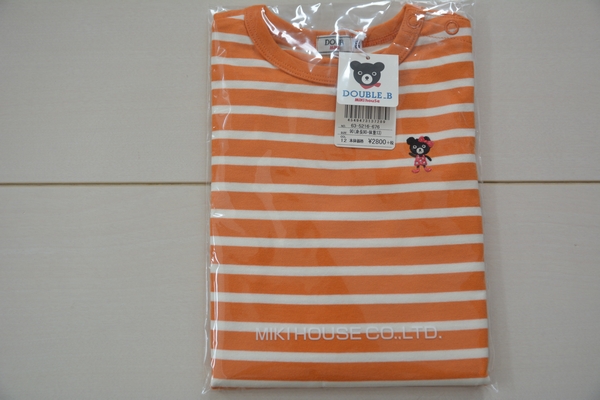 ミキハウス ダブルB 1万円福袋 ボーダーシャツ