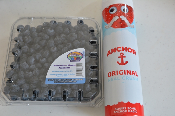 コストコ ブルーベリーとクリーム