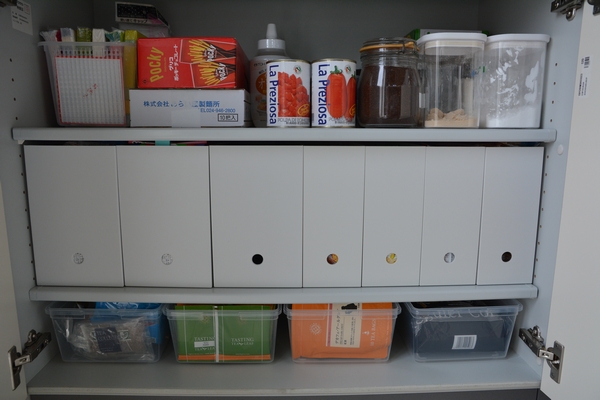届いた無印便でキッチン収納を見直し