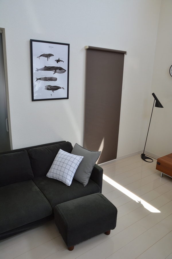 ポスターをリビングに飾ってみると 引き