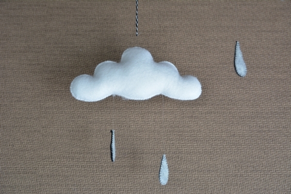 フエルトモビール しずくと雲