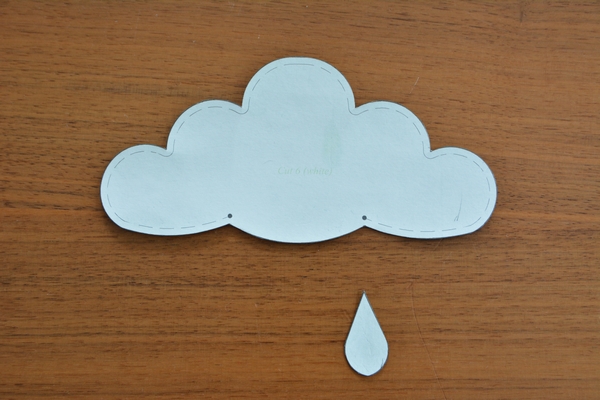 フエルトモビール 型紙